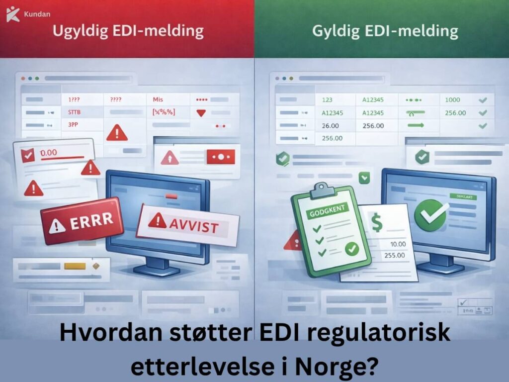 Hvordan støtter EDI regulatorisk etterlevelse i Norge?